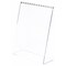 Plymor Clear Acrylic Necklace Display Stand With Top Hooks, 10.625" W x 4" D x 13.5" H